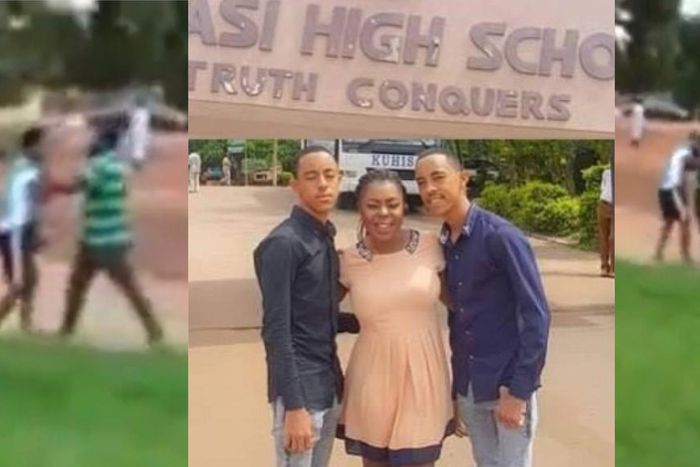 Afia Schwarzengger and sons at KHS