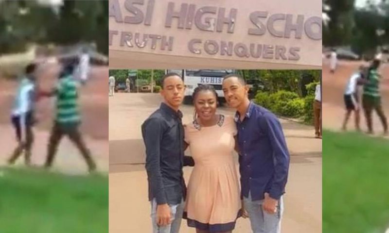 Afia Schwarzengger and sons at KHS