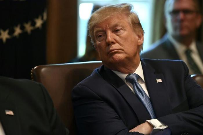 President Donald Trump said the United States is not seeking regime change in Iran