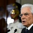 Italian President Sergio Mattarella gives a statement to journalists at the end of the second day of consultations of political parties, on August 22, 2019 at the Quirinal palace in Rome.The Italian President began talks with key political leaders on A...