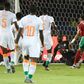 Youssef En-Nesyri (R) scored his first goal for Morocco since November