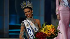 Thalia Olvino, a 19-year-old marketing student, was crowned Miss Venezuela in Caracas