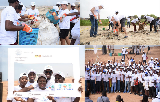 Nestle volunteers