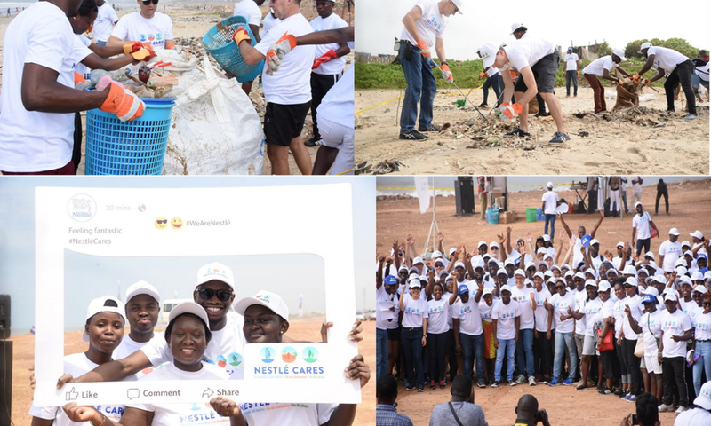 Nestle volunteers