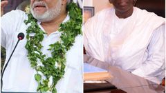 Former President Jerry John Rawlings and Yusif Ibrahim