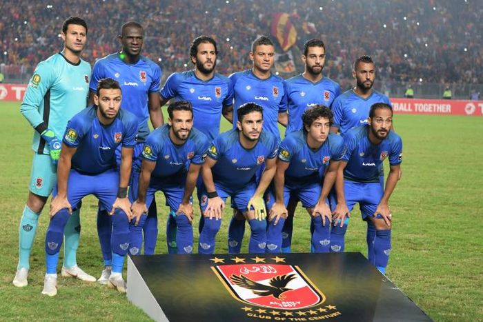 Al Ahly of Egypt hammered Atlabara of South Sudan 9-0 Friday to equal the record aggregate winning margin for a CAF Champions League tie