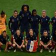 The French football team ahead of their opening World Cup match