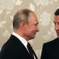 Macron (R) who hosted his Russian counterpart in grand style at the palace of Versailles in 2017, will this time meet Putin at his official holiday residence in Bregancon in southern France