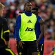 Paul Pogba (pictured during a training session) showcased his sublime touch in Manchester United's 2-0 victory over Perth Glory