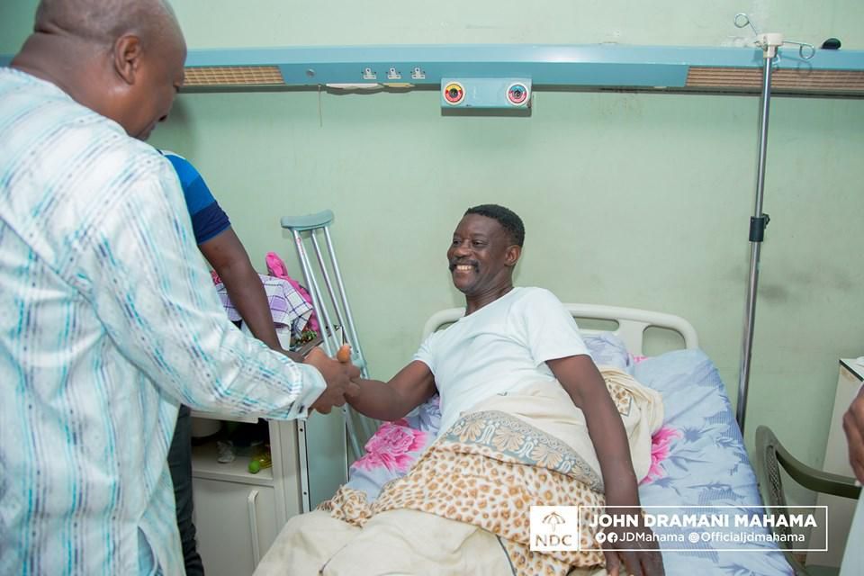Mahama visits Ayawaso West Wuogon by-election victims