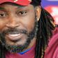 West Indies batsman Chris Gayle speaks to reporters at Old Trafford