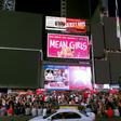Billboards in New York's famous Times Square were without power during Saturday's outage