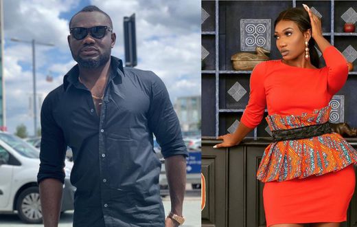 Prince David Osei and Wendy Shay