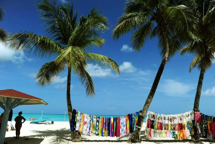 Caribbean airline LIAT is headquartered in the capital city of Antigua and Barbuda St John's, whose beach is pictured here