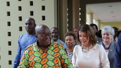 Pres Akufo-Addo and Nancy Pelosi