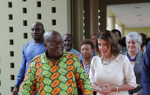 Pres Akufo-Addo and Nancy Pelosi