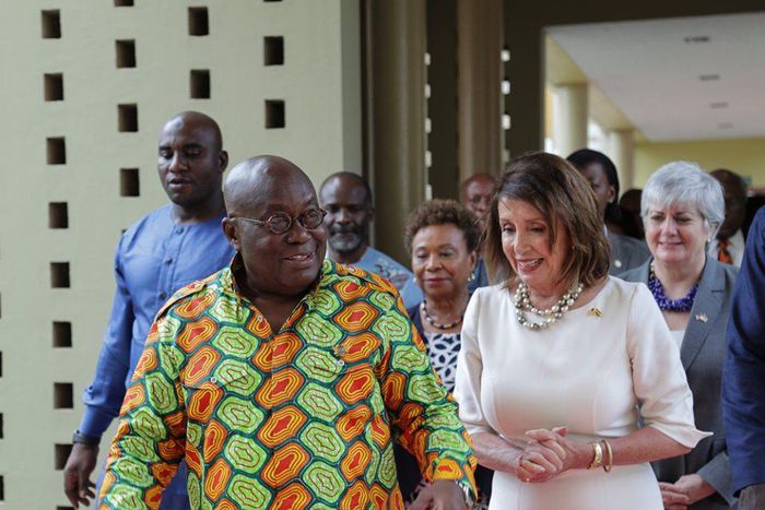 Pres Akufo-Addo and Nancy Pelosi