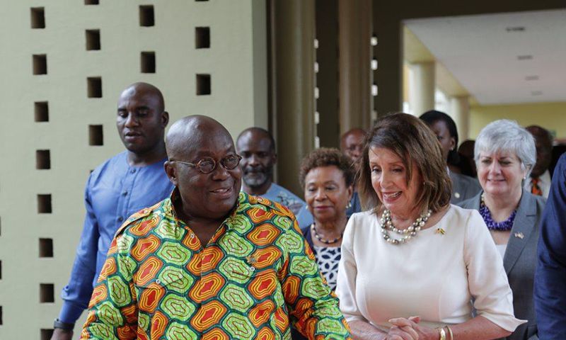 Pres Akufo-Addo and Nancy Pelosi