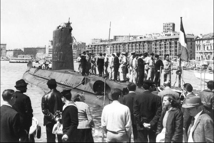 The Minerve submarine was lost off France's southern coast with 52 sailors on board on January 17, 1968