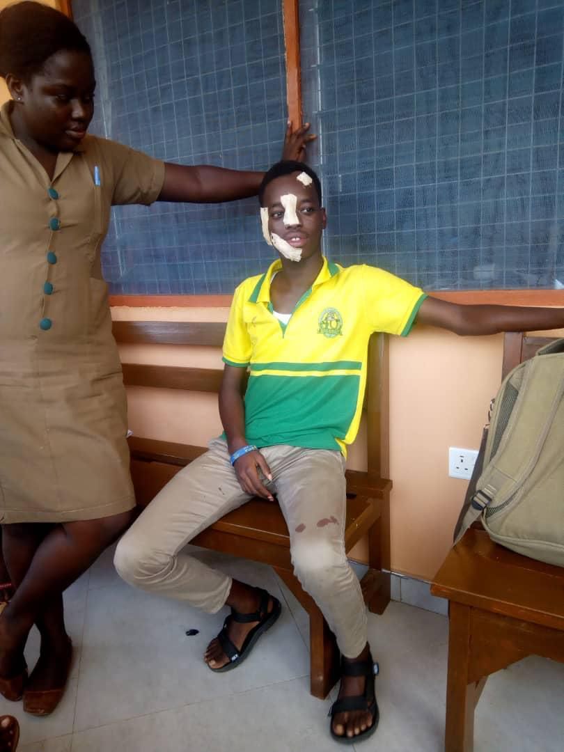 Injured Edinaman student