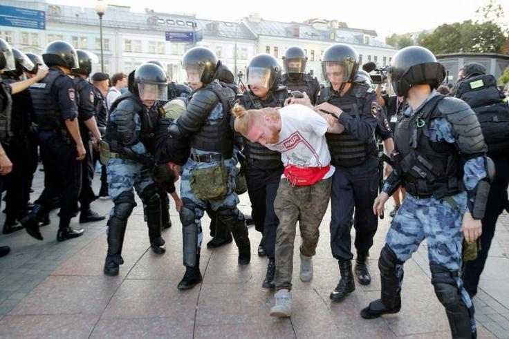 Over 2,000 protesters were arrested at two unauthorised rallies over the past two weeks