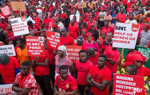 NDC demonstration dubbed Kum y3n preko
