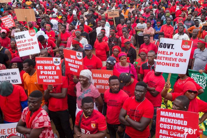 NDC demonstration dubbed Kum y3n preko