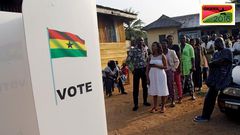 Ghanaians vote