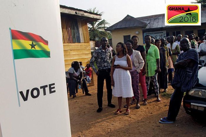 Ghanaians vote