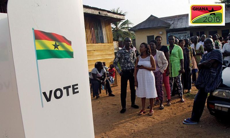 Ghanaians vote