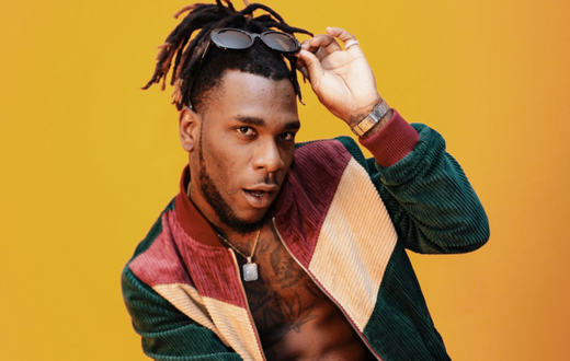 Burna Boy performing on stage as cut from the documentary. (The Niche)