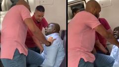 Ghanaian man fights with officials inside plane as they forcibly deport him from US