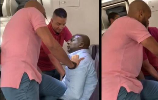Ghanaian man fights with officials inside plane as they forcibly deport him from US