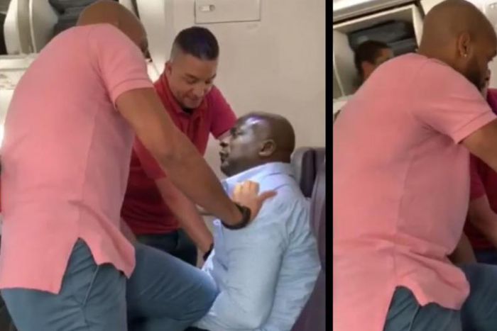 Ghanaian man fights with officials inside plane as they forcibly deport him from US