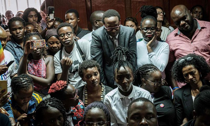 A Kenyan High Court ruling upheld laws criminalizing homosexuality, dismaying many who showed up to hear the decision in Nairobi on May 24CreditCreditYasuyoshi Chiba Agence France-Presse — Getty Images
