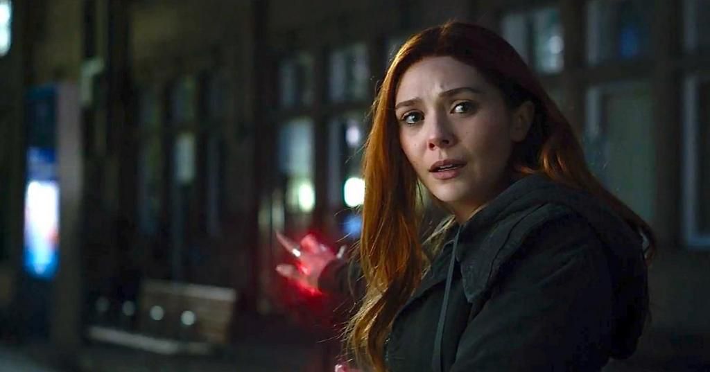 Elizabeth Olsen as Scarlet Witch in Avengers: Infinity War