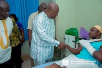Mahama visits Ayawaso West Wuogon by-election victims