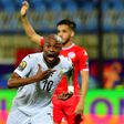 Ghana captain Andre Ayew celebrates a goal before it was disallowed in an Africa Cup of Nations last-16 match against Tunisia