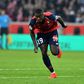 Ivory Coast forward Nicolas Pepe celebrates scoring for Lille in the French Ligue 1 last season