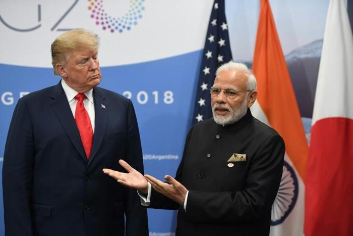 The trade tensions come despite Washington's effort to boost ties with India as a counterweight to China and President Donald Trump's stated good relations with Prime Minister Narendra Modi