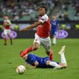 Arsenal's Nigeria forward Alex Iwobi lost to Chelsea in last month's Europa League final