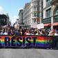 Pride celebrations in New York began with the Queer Liberation March, the smaller of two events taking place in Manhattan