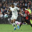 Rennes' Angolan teenager Eduardo Camavinga (R) pursues Paris Saint-Germain star Kylian Mbappe during a Ligue 1 match at the weekend