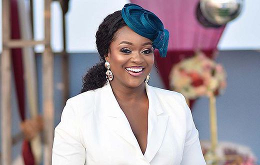 Wedding guest, Jackie Appiah's stunning look at Victoria Lebene's wedding
