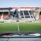 A view of a section of the collapsed stand at AZ Alkmaar's AFAS Stadium