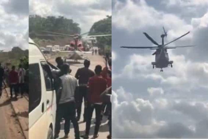 Billionaire angrily calls helicopter to pick him up from annoying traffic congestion (video)