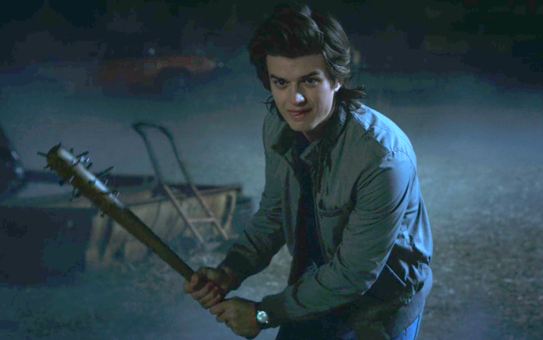 steve demodog bat stranger things