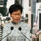 Hong Kong Chief Executive Carrie Lam speaks during a press conference at the government headquarters in Hong Kong on June 15, 2019