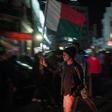 Madagascan fans celebrated after their team qualified for the second round at the Africa Cup of Nations
