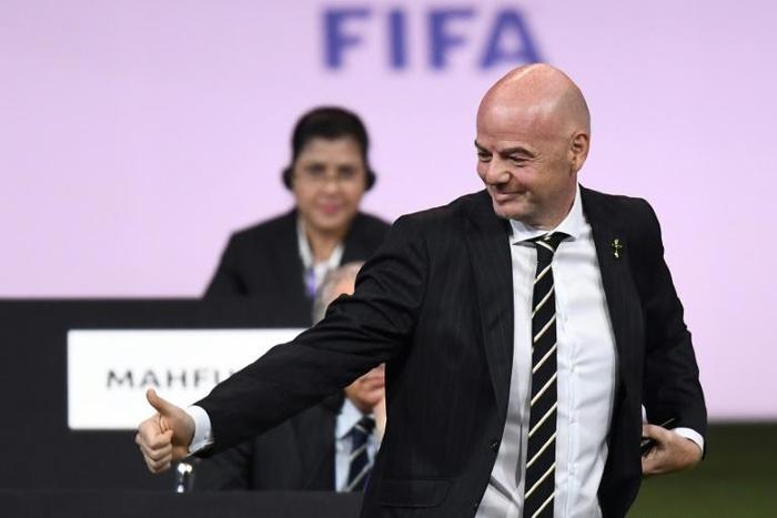 FIFA secretary general Fatma Samoura has backed her boss Gianni Infantino, pictured June 5, 2019, and recommended the women's World Cup be expanded to 32 teams, according to documents seen by AFP